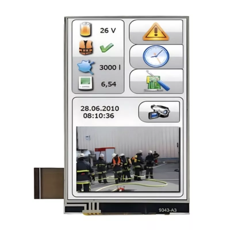 3.97 '' 480x800 Resistive Touch IPS TFT -module