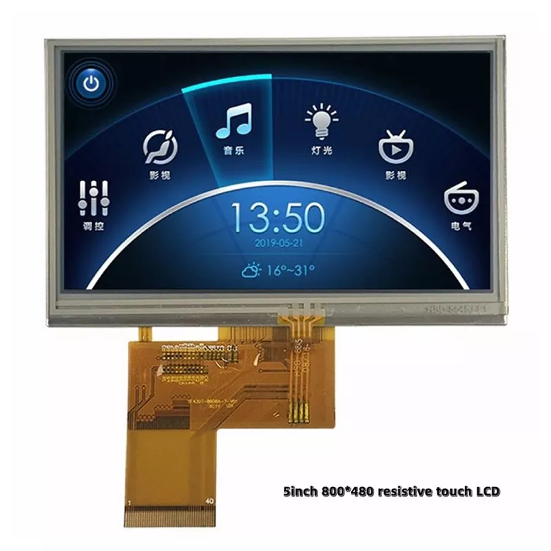5 inch resistieve touch TFT -module